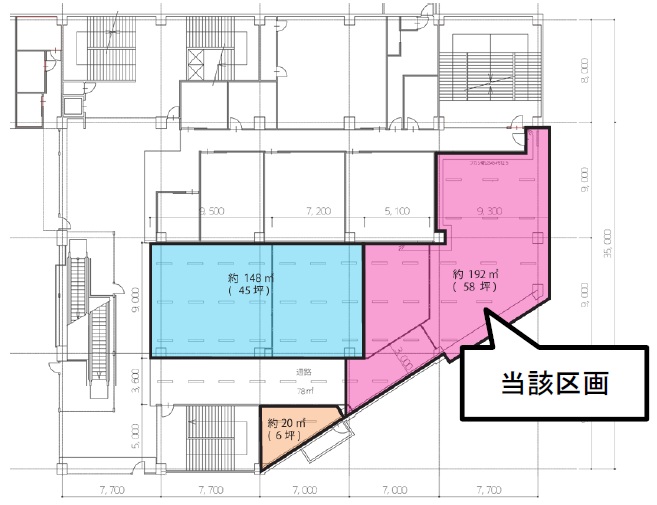 ウエルシアベルクス松原店 3 階物件